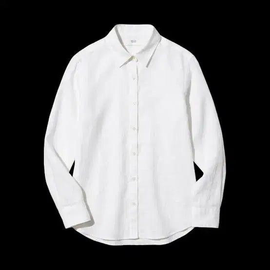 [BUNJANG] Uniqlo Premium Linen Shirt XXL White / 유니클로 프리미엄 린넨셔츠