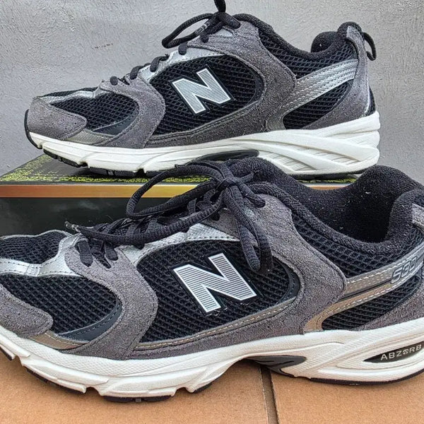 [BUNJANG] New Balance 530 MR530BG Black Grey Sneakers / 뉴발란스 530 MR530BG 블랙 그레이 265