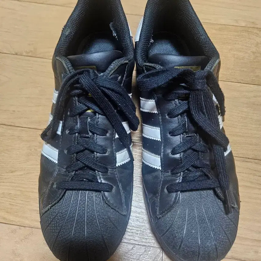 [BUNJANG] Adidas Superstar Black 275 / 아디다스 슈퍼스타 블랙 275