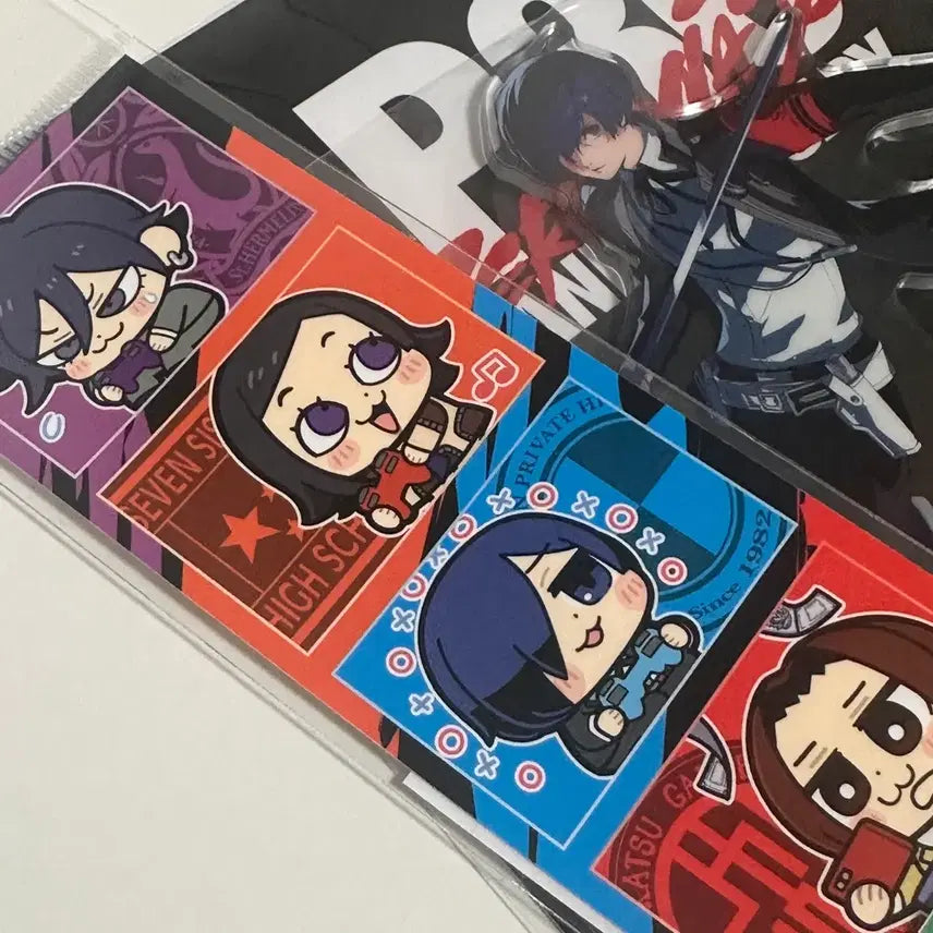 [BUNJANG] Persona 30th Anniversary Acrylic Stand & Sticker Bundle / 페르소나3주 30주년 아크릴 스탠드 스티커