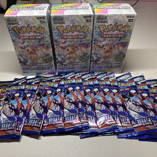 [BUNJANG] Pokemon Terrastal Festa 3 Box Bundle & Vending Machine Ninja Spinner 13 Pack Set / 테라스탈페스타3박스(슈링크o) 자판기 닌자스피너13팩