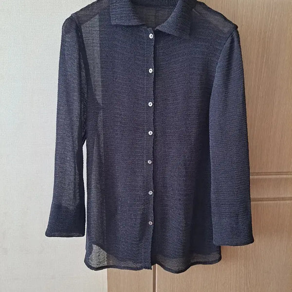 [BUNJANG] Gahoe Gallery Sumi Pleats Blouse / 가회갤러리 이수미 주름 블라우스