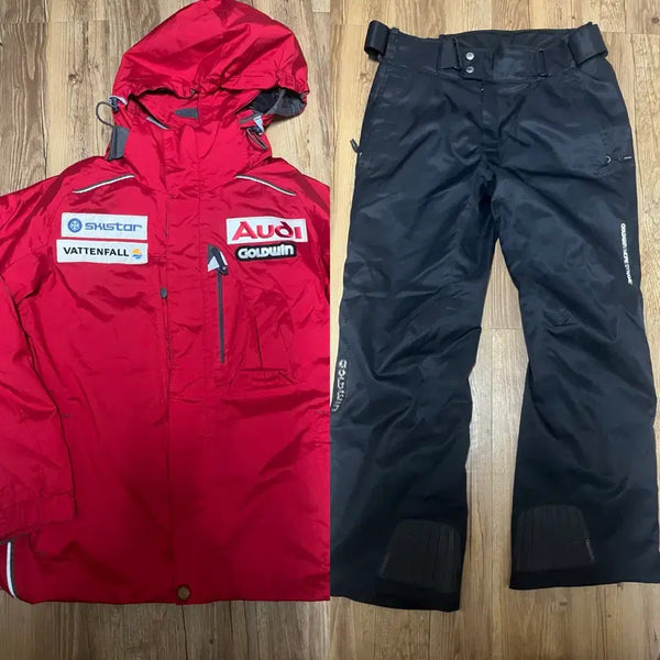 [BUNJANG] Goldwin Ski/Snowboard Jacket & Pants Set (L / 100) / 골드윈 스키복 L 100 스키팀 보드복 보드 스키 세트 자켓 바지 피닉스 스파이더 데상트 카브 아우디 온요네 퀵실버