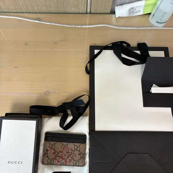 [BUNJANG] Gucci Kingsnake Card Holder / 구찌 킹스네이크 카드지갑