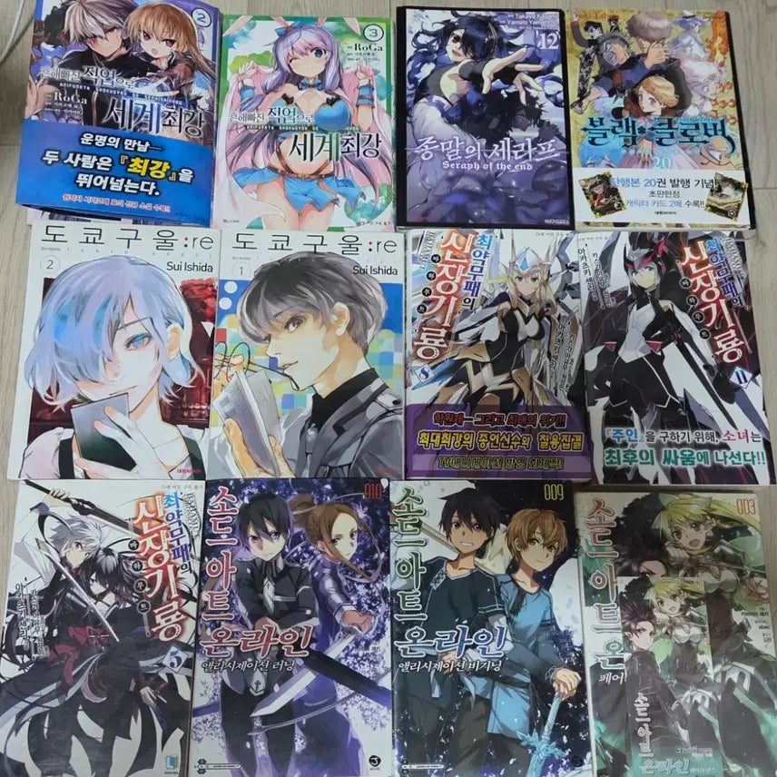 [BUNJANG] Assorted Novels and Manga Bundle / 라노벨+만화책 12월 일괄로 싸게 팝니다.
