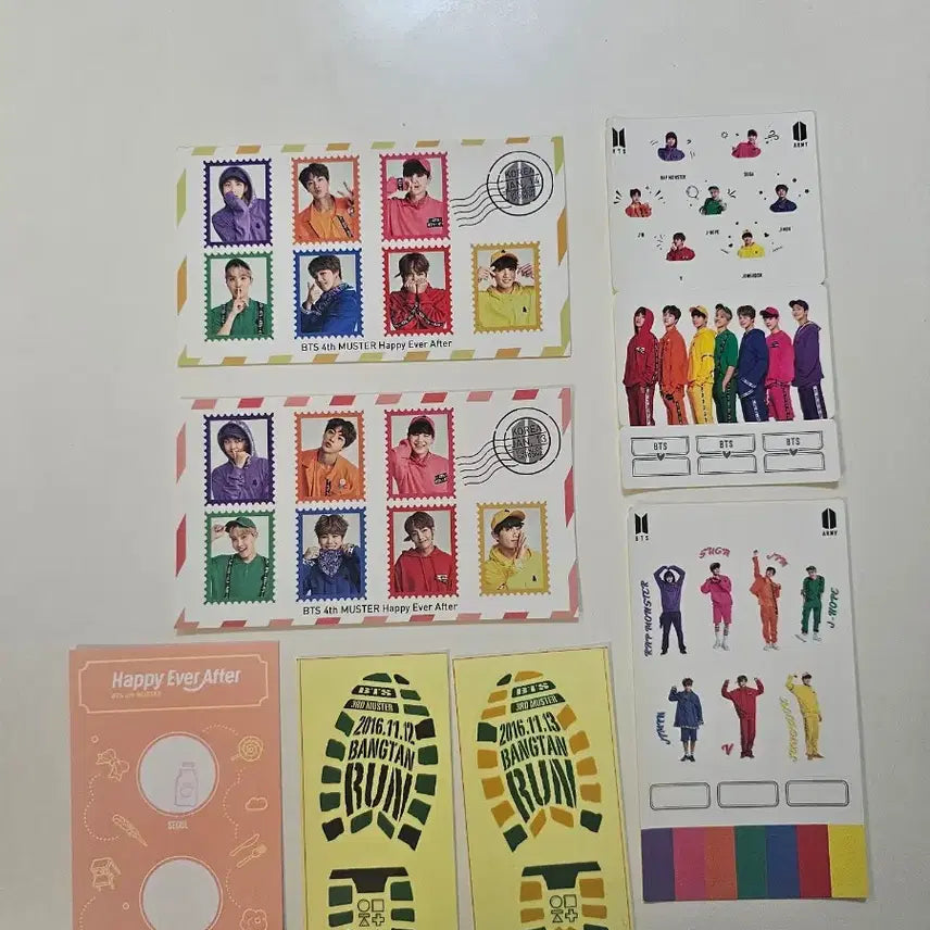 [BUNJANG] BTS ARMY ROOM Muster 3rd & 4th Generation Clear Sticker Set / 방탄소년단 bts 머스터3,4기 아미부스 굿즈
