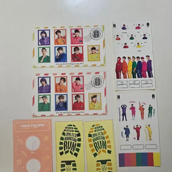 [BUNJANG] BTS ARMY ROOM Muster 3rd & 4th Generation Clear Sticker Set / 방탄소년단 bts 머스터3,4기 아미부스 굿즈