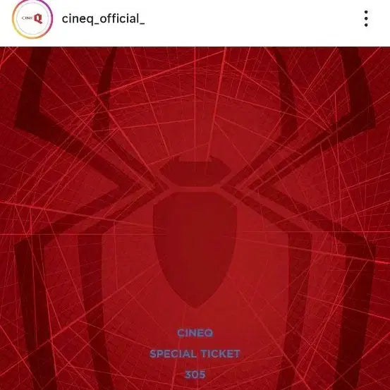 [BUNJANG] Spider-Man: Brand New Day CineQ Special Ticket Set (2 types) / 스파이더맨:브랜드 뉴 데이 씨네큐 스페셜티켓 No.305 2종 판매