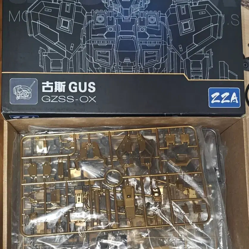 [BUNJANG] Gundam ZZA Gus Gold Coating Model Kit / (미개봉) 건담 ZZA 거스 골드코팅 팝니다