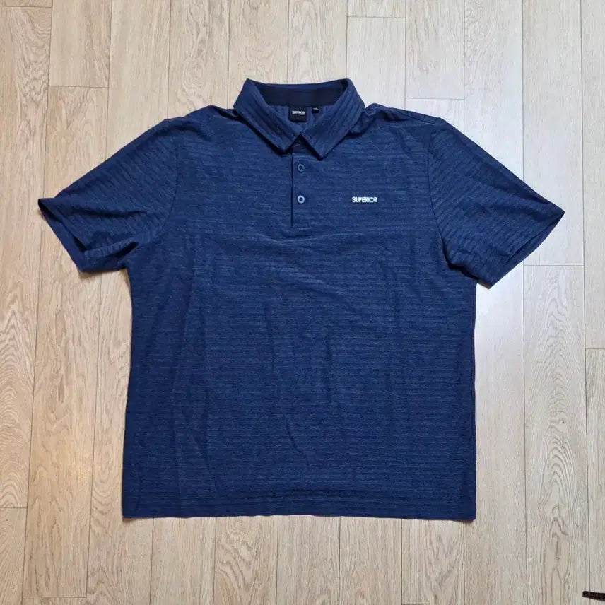 [BUNJANG] Superior Golf Men's Collar Short Sleeve T-Shirt XL (110) / 미사용 슈페리어 골프 카라 반팔티 XL사이즈 (110)(줄자사진 참고)