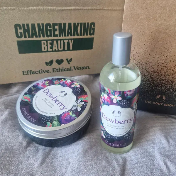 [BUNJANG] The Body Shop Dewberry Body Butter + Fragrance Mist Set / 더바디샵 듀베리 바디버터 + 프레그런스 미스트