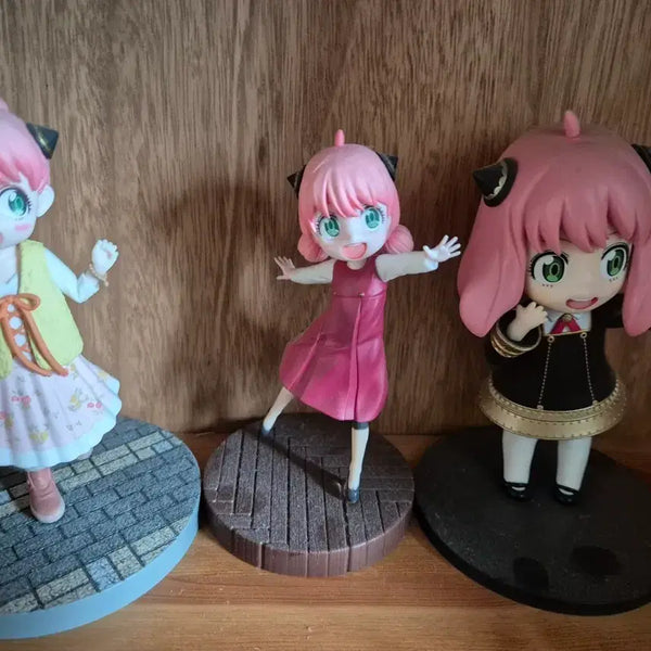 [BUNJANG] Spy x Family Anya Figure 3-Set + Goods / 스파이 패밀리 아냐 피규어 3종 세트+ 굿즈