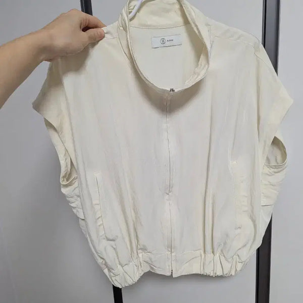 [BUNJANG] Blossom Mond Half-Sleeve Blouson Cream S New / 블로썸 블러썸 blossom 몬드 반팔 블루종 크림 s 새상품