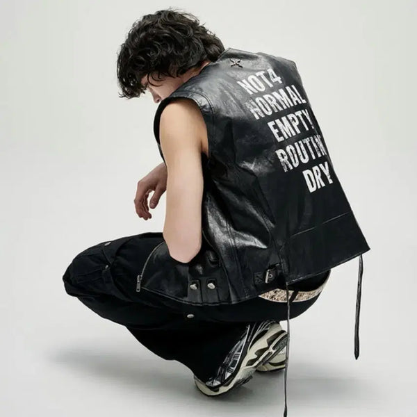 [BUNJANG] NOT4NERD Multi-Zipper Rider Vest / NOT4NERD 멀티지퍼 라이더 베스트