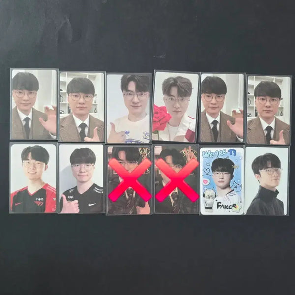 [BUNJANG] Faker Bundle Set Photocard / (일괄) 페이커 포카 포토카드