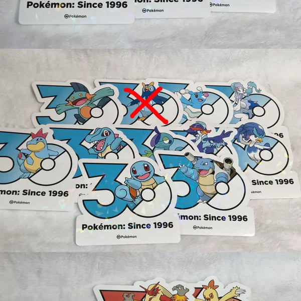[BUNJANG] Pokemon 30th Anniversary Logo Sticker / 포켓몬 30주년 기념 로고 스티커 스타팅 판매합니다!