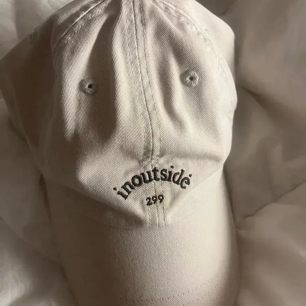 [BUNJANG] Inside Outside Ball Cap Beige / 인아웃사이드 볼캡