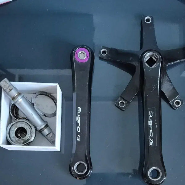 [BUNJANG] Sugino 75 Black Crankset / 스기노75 블랙 암비비 판매합니다 크랭크셋