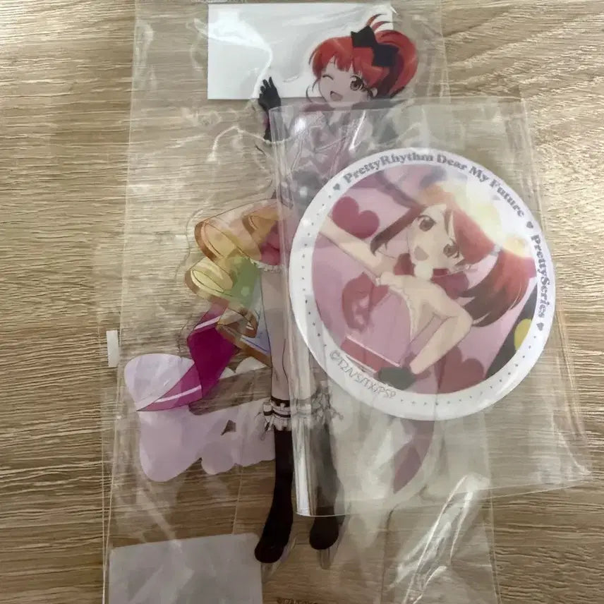 [BUNJANG] Pri☆Star Pretty Rhythm Ira Acrylic Stand & Badge Bundle Set / 프리즘스톤 프리티리듬 아이라 아크릴 스탠드,뱃지 일괄