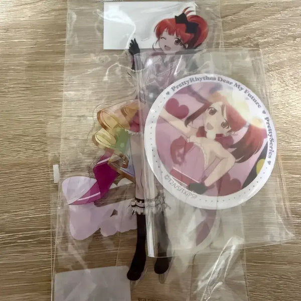 [BUNJANG] Pri☆Star Pretty Rhythm Ira Acrylic Stand & Badge Bundle Set / 프리즘스톤 프리티리듬 아이라 아크릴 스탠드,뱃지 일괄