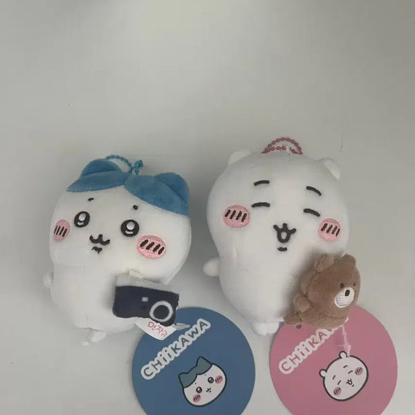 [BUNJANG] Chiikawa Character Keychain Doll Set (2 Types) / 치이카와 키링 인형 2종 세트
