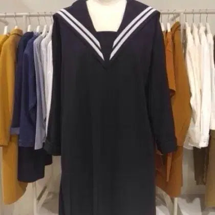 [BUNJANG] Studio Tomboy Navy Sailor Collar Dress / 스튜디오톰보이TOMBOY네이비세라복원피스