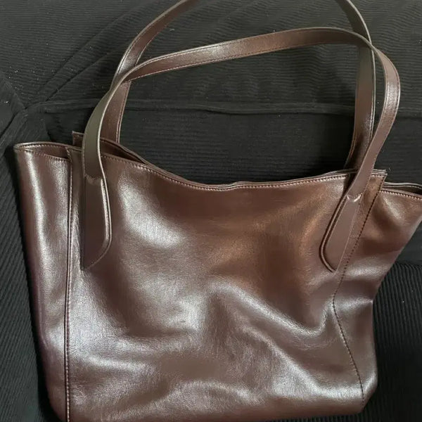 [BUNJANG] ZARA Tote Bag Brown / 가격내림x)ZARA 자라 토트백 브라운