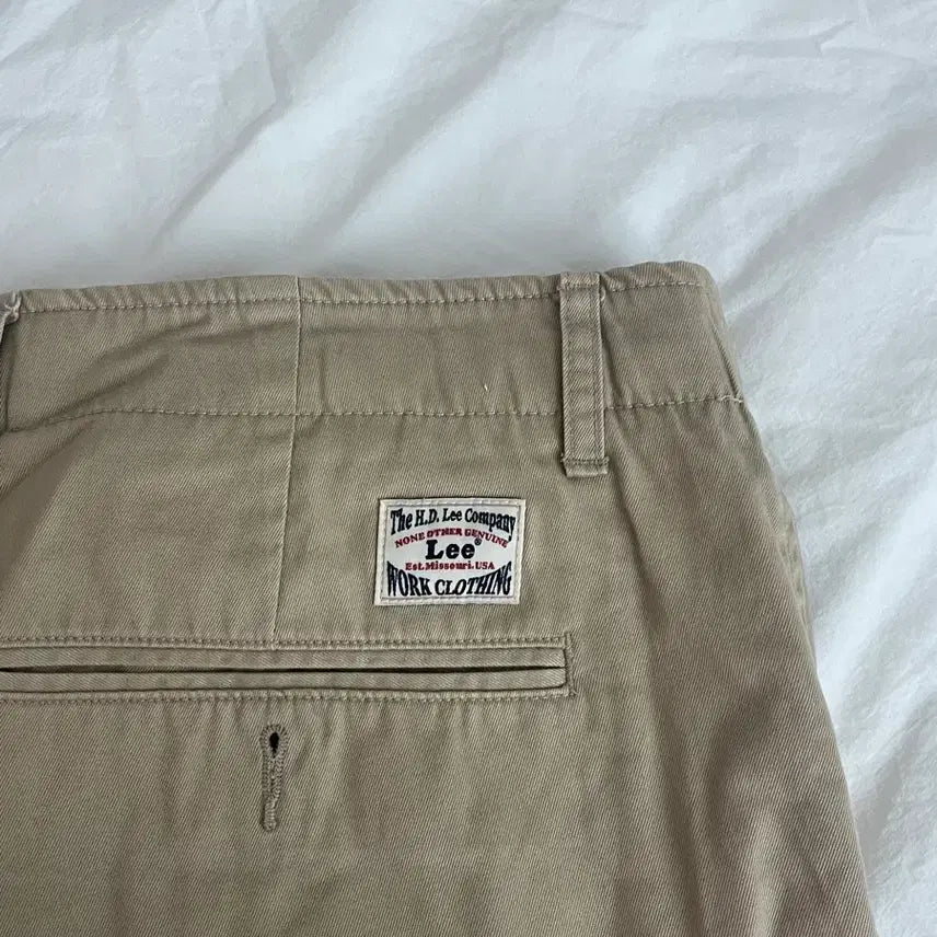 [BUNJANG] Lee Chino Half Pants Beige / [34]lee리 치노하프팬츠, 반바지 베이지