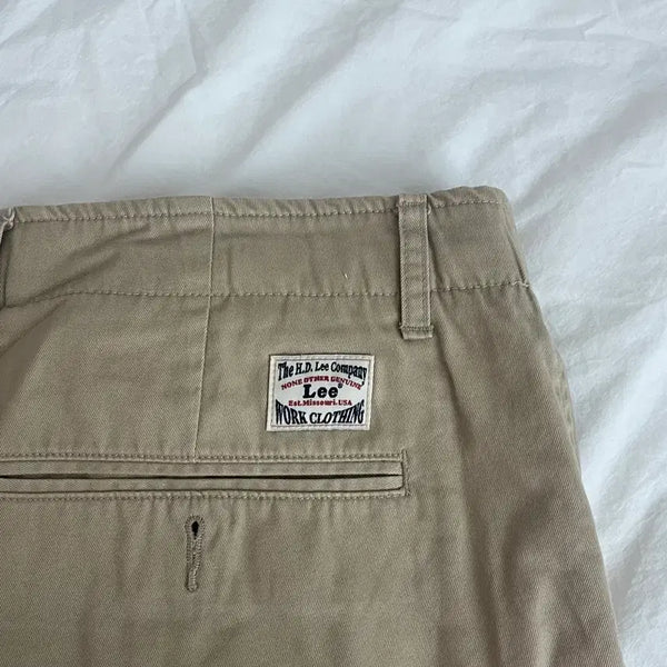 [BUNJANG] Lee Chino Half Pants Beige / [34]lee리 치노하프팬츠, 반바지 베이지