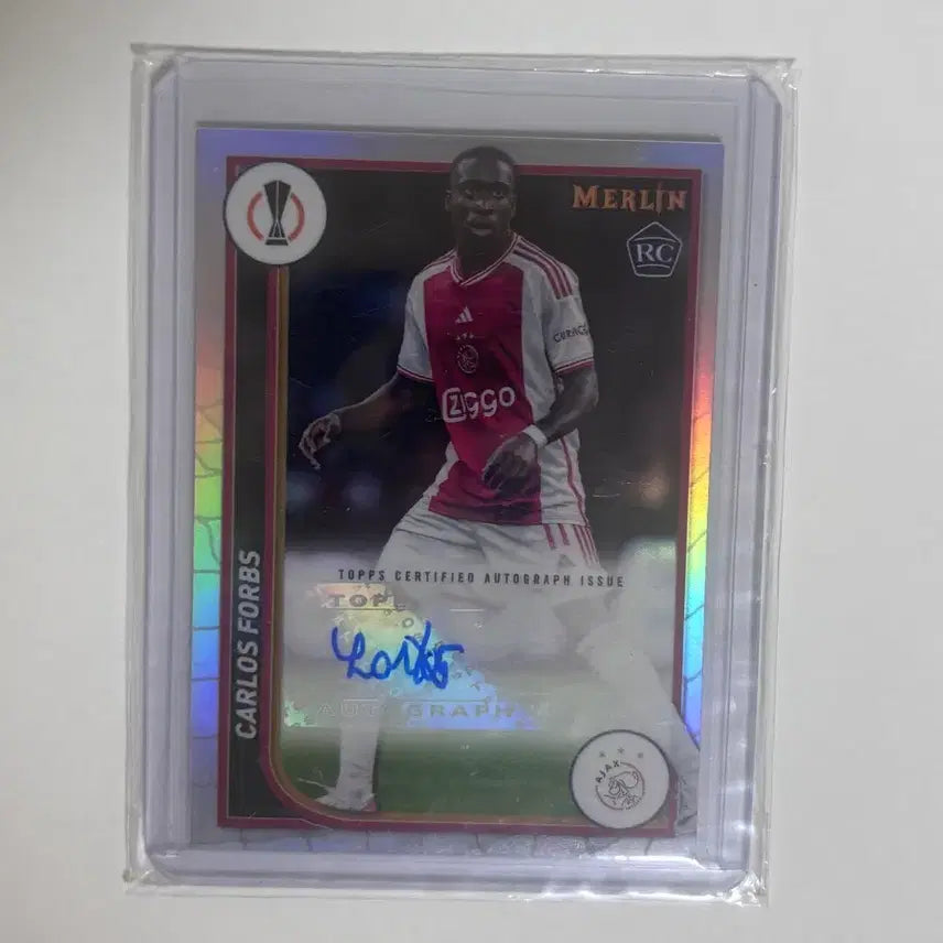 [BUNJANG] Carlos Forbes Ajax Rookie Auto Trading Card / 카를로스 포브스 아약스 루키 오토
