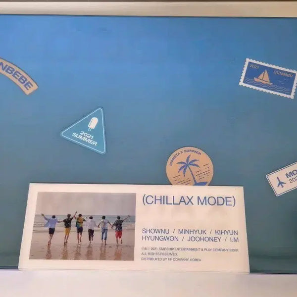 [BUNJANG] MONSTA X 2021 Summer Kit Chilax Mode / 몬스타엑스 2021 서머 키트 칠락스 모드