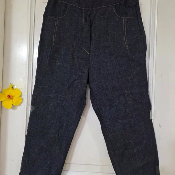 [BUNJANG] Women's Cotton Wide-Leg Banding Pants / 여름 시원한 고급스러운 핏이이쁜  면  밴딤 통바지   새상품