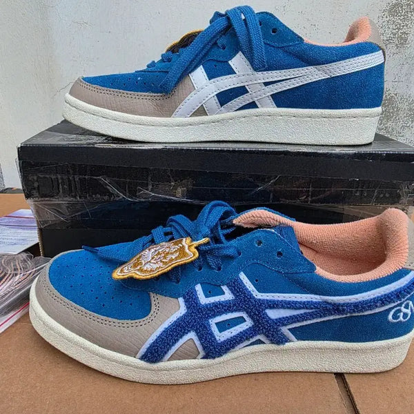 [BUNJANG] Onitsuka Tiger GSM Holiday Pack Sapphire "230" Sneakers (Includes Box and Extra Laces) / 오니츠카 타이거 GSM 홀리데이팩 사파이어 230 박스 여분끈 포함
