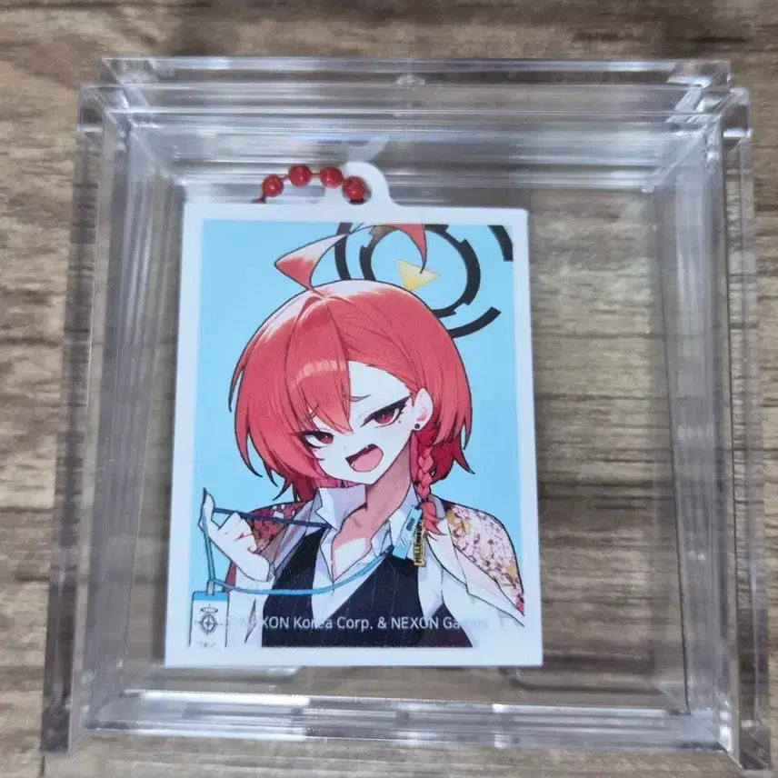 [BUNJANG] Blue Archive Animate Collaboration Neru Proof Photo Keychain / 블루아카이브 애니메이트 콜라보 네루 증명사진 키링 팝니다.