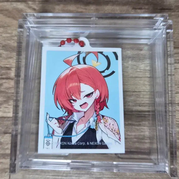 [BUNJANG] Blue Archive Animate Collaboration Neru Proof Photo Keychain / 블루아카이브 애니메이트 콜라보 네루 증명사진 키링 팝니다.