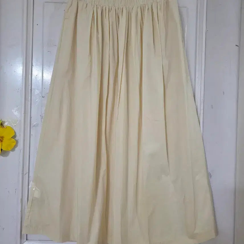[BUNJANG] Cotton Banding Long Skirt / 여름 시원한 고급스러운 핏이이쁜  밴딩 바스락 면 롱스커트  거의새거