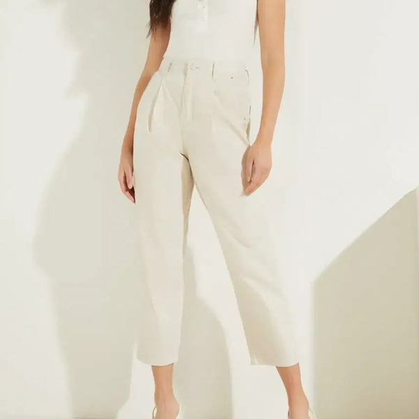 [BUNJANG] Guess Women's Pin-tuck Wide Pants (Size 26) / 게스 여성 핀턱 와이드 팬츠 26