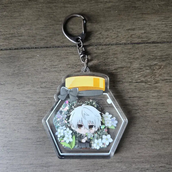 [BUNJANG] Blue Lock Nagisa Seishiro Glitter Keychain / 블루록 나기 세이시로 글리터 키링