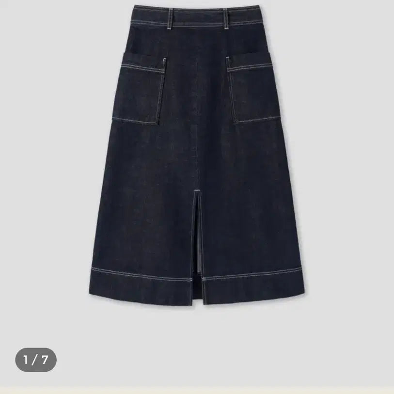 [BUNJANG] Partout Lyon Selvedge Denim Skirt (Size S) / Partout  파크투 데님 스커트