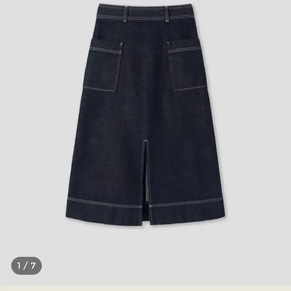 [BUNJANG] Partout Lyon Selvedge Denim Skirt (Size S) / Partout  파크투 데님 스커트