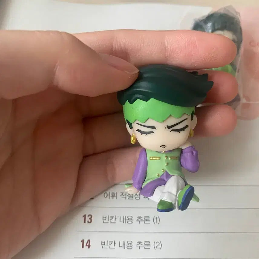 [BUNJANG] JoJo's Bizarre Adventure Rohan Kishibe Shoulder Tap Gacha Figure / 죠죠의 기묘한 모험 키시베 로한 어깨쿵 가챠