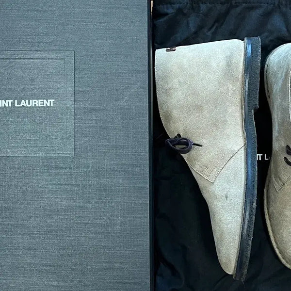 [BUNJANG] Saint Laurent Suede Chukka Boots / 생로랑 처카부츠