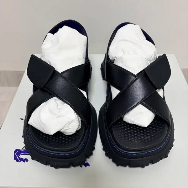 [BUNJANG] Burberry Men's Junk Sandals (Size 40) Authentic New / 버버리 남성 정크 샌들(40사이즈) 정품 새상품