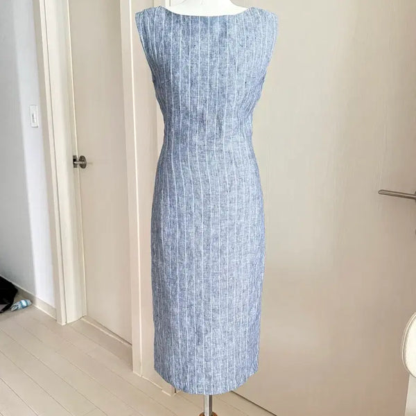 [BUNJANG] Nain 100% Linen Stripe Dress / Nain 100% 린넨 원피스