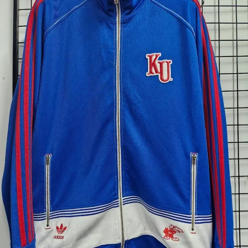 [BUNJANG] Adidas Kansas Track Jacket Blue / 100L 아디다스 켄자스 져지 자켓 블루