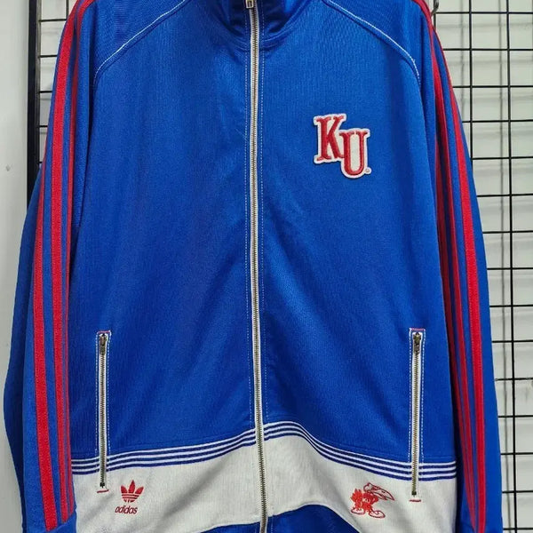 [BUNJANG] Adidas Kansas Track Jacket Blue / 100L 아디다스 켄자스 져지 자켓 블루