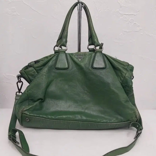 [BUNJANG] Prada Antique Nappa Shoulder Bag / 프라다 앤틱 나파 숄더백