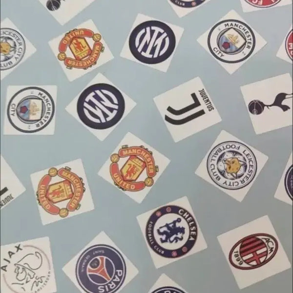 [BUNJANG] Soccer Team Logo Sticker Roll (14 Teams, 500 Stickers) / 축구팀 로고 스티커 롤 (14개팀 - 1롤 500매)