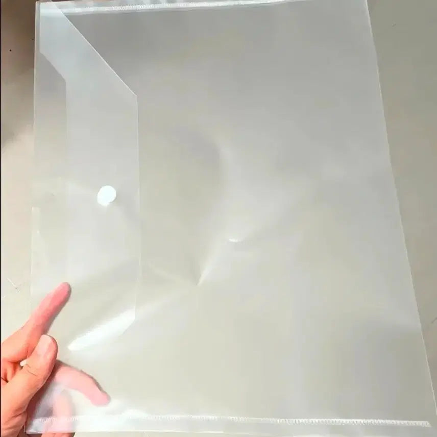 [BUNJANG] A4 Clear File Holder (100 Count) / (미사용) 얇은 A4 투명 파일 홀더 100개 (개당 240원 꼴)