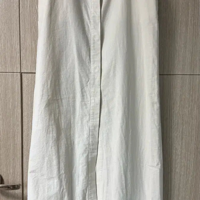 [BUNJANG] White Long Skirt / 화이트 롱 스커트